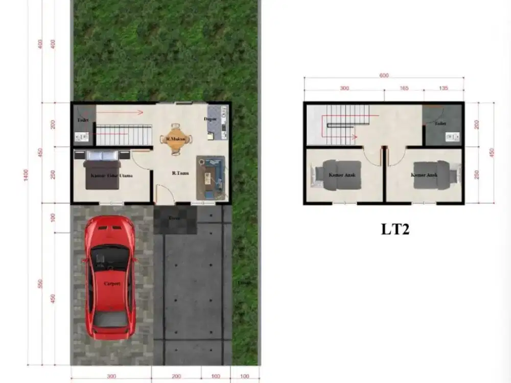 DIJUAL CLUSTER SUKABANGUN 2 BURLIAN  PERMAI PALEMBANG