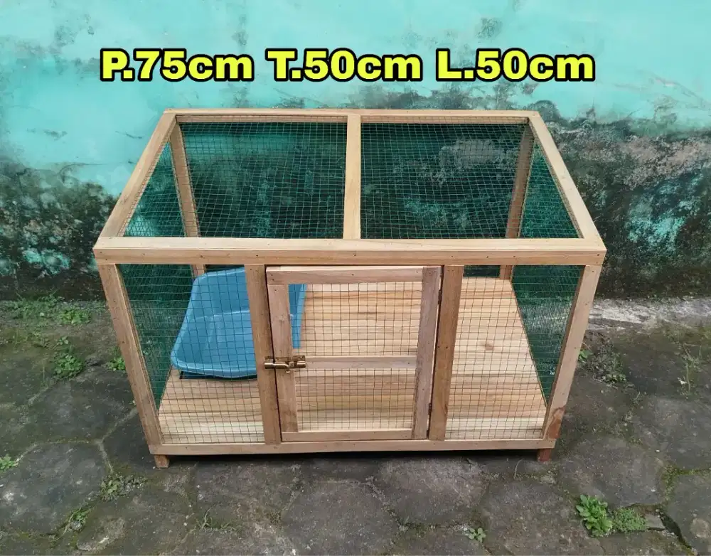 Kandang kucing kayu murah