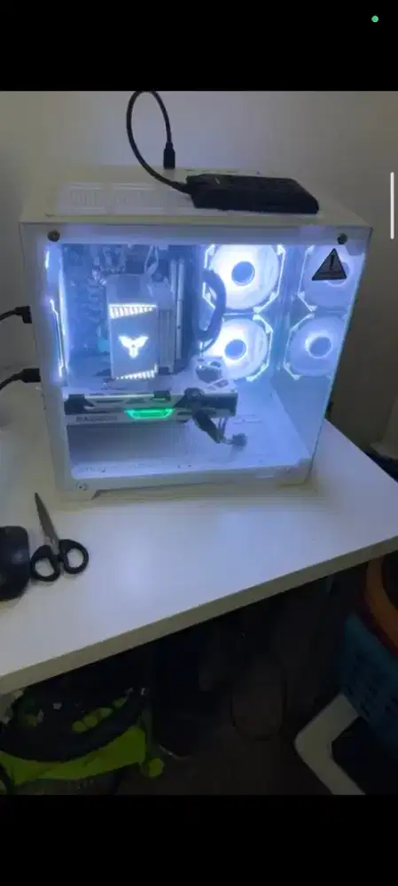 PC GAMING i5 Gen 12 + RX 6600 XT 8GB SIAP PAKAI FULL SET DGN MONITOR