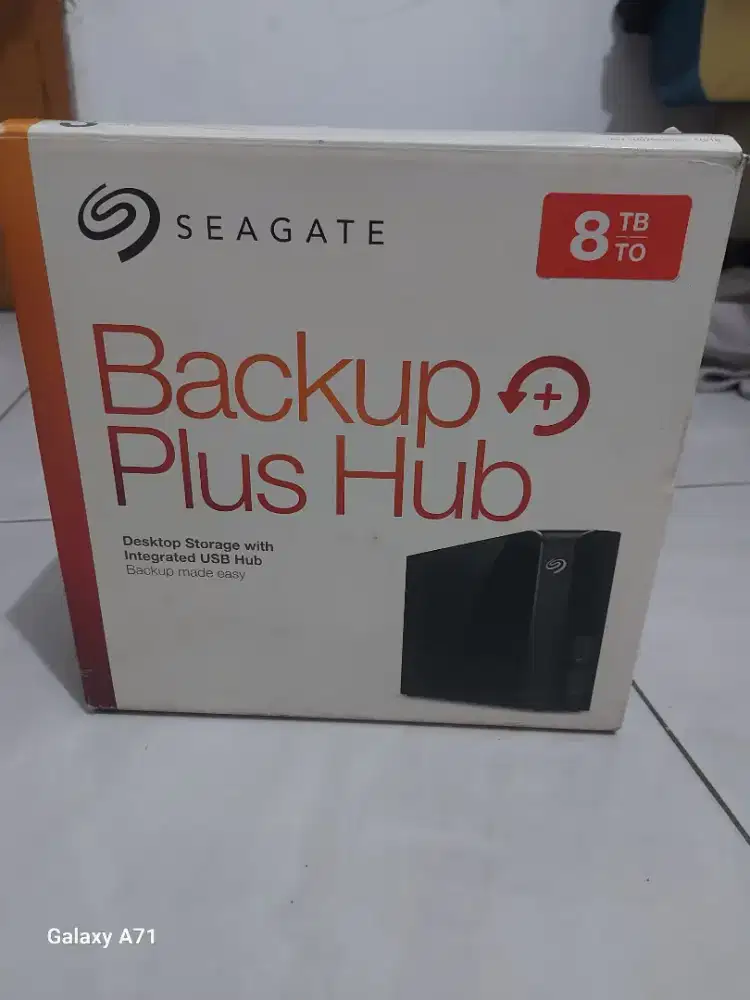 Hardisk Eksternal 8 TB Seagate Backup Plus Hub