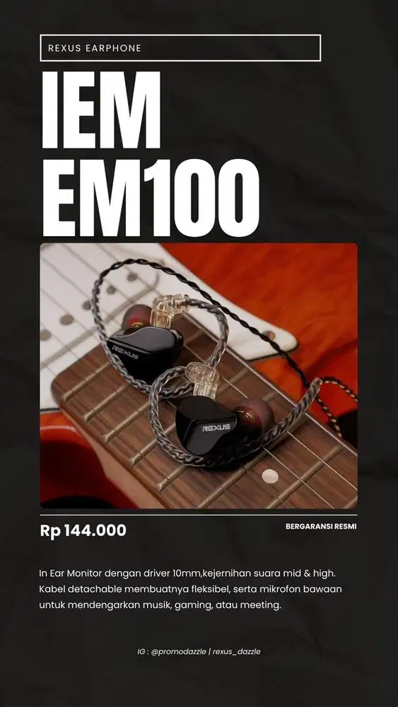 Rexus EM100 In Ear Monitor