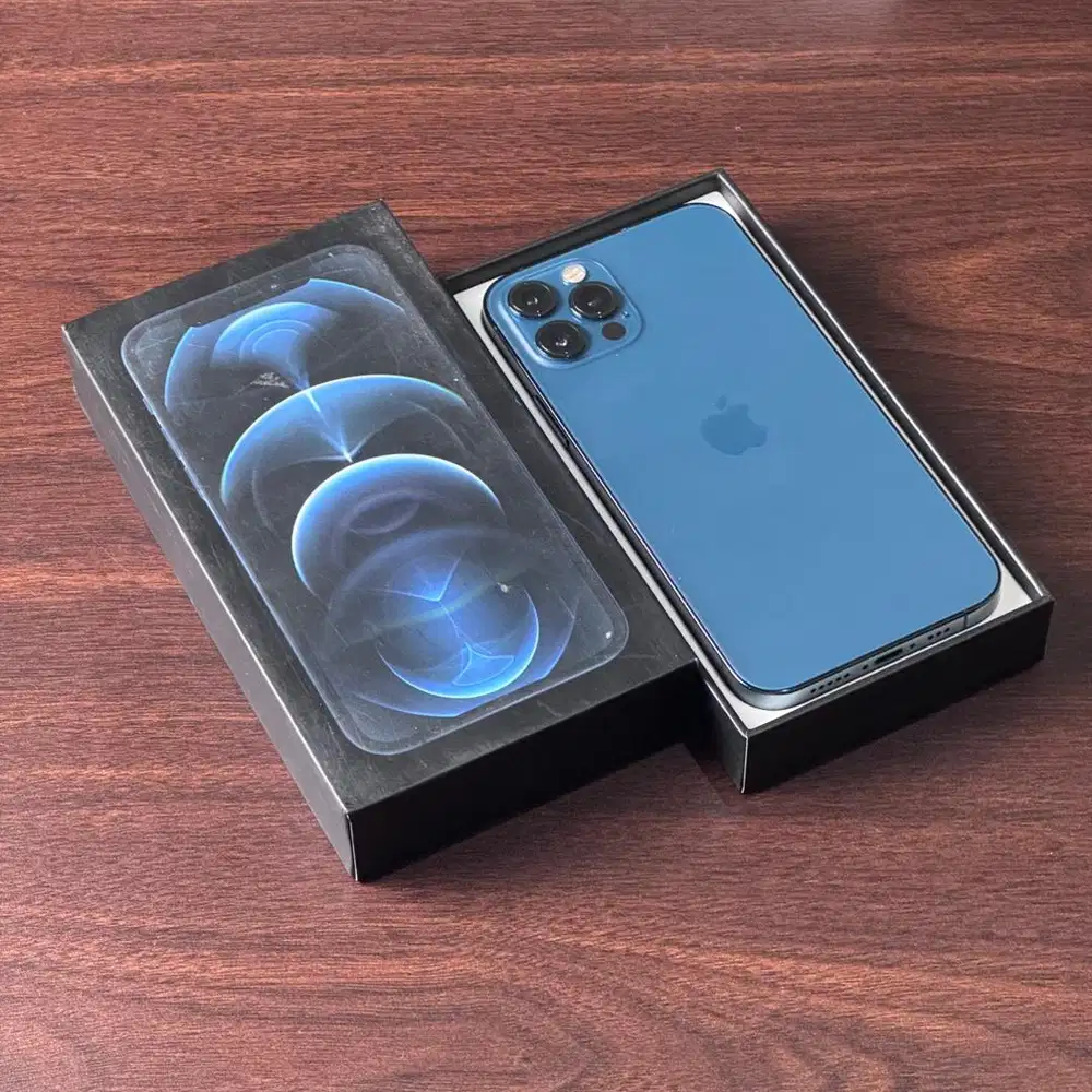 iPhone 12 Pro 256GB [ Pacific Blue ] Garansi Resmi iBox