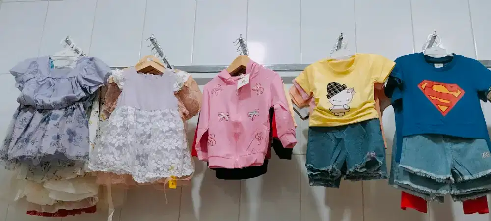 Baju anak cowo cewe Monja eks Batam