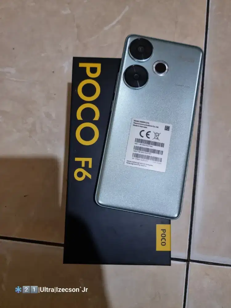 Poco F6 5G 12/512 Fullset Original
Kondisi 95% Like New, No Minus