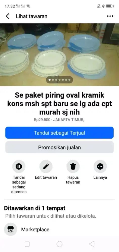 Se paket piring oval melamin lawas kond msh spt baru se lg ada cpt dpt