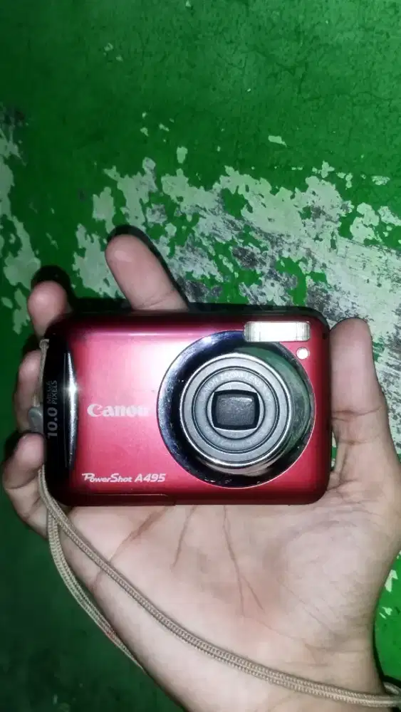 Digicam Canon a495 minus tombol dan flash eror