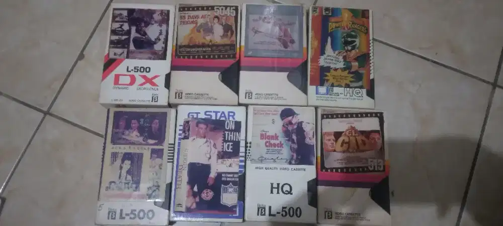 Kaset video lawas borongan