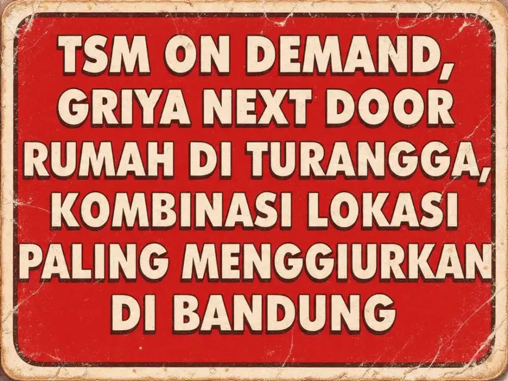 JUAL RUMAH MURAH AREA, TURANGGA, BUAH BATU, BATUNUNGGAL, LENGKONG,