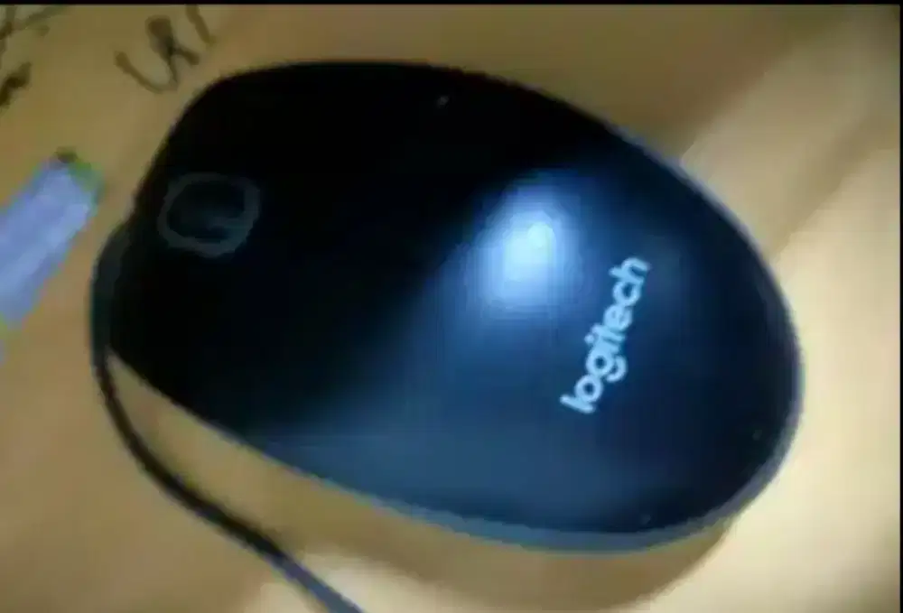 Mouse kabel Logitech black