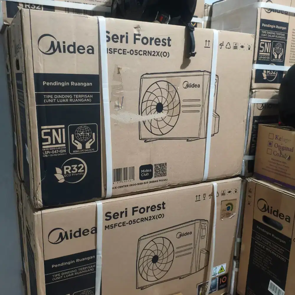 AC 1/2 PK MIDEA MSFCE AC SPLIT ORIGINAL BARU