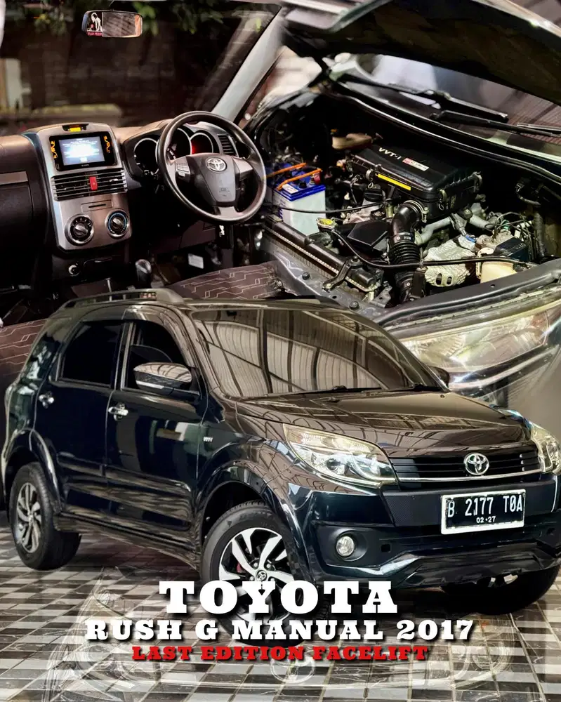 Toyota Rush G MT Manual 2017 Tangan Pertama dari Baru