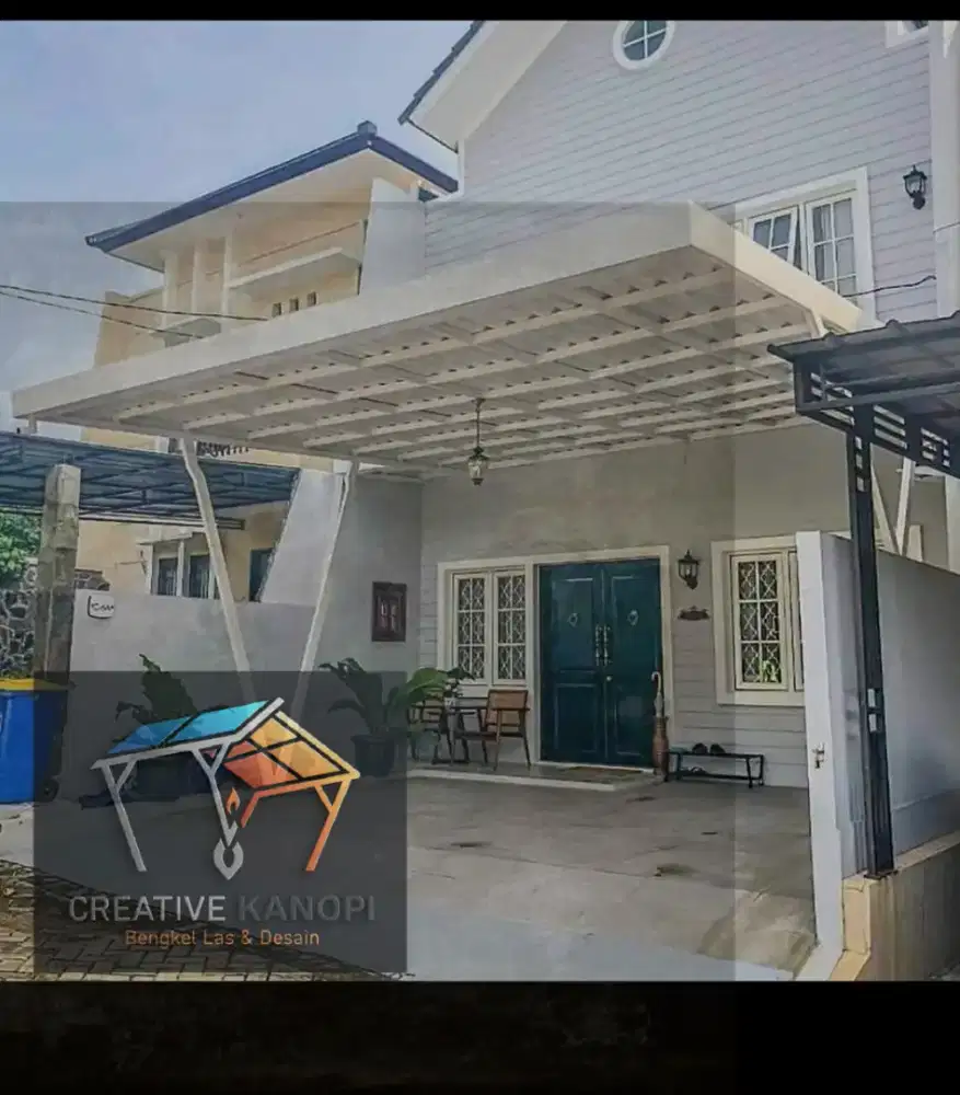 006 kanopi atap upvc alderon twinwall double layer