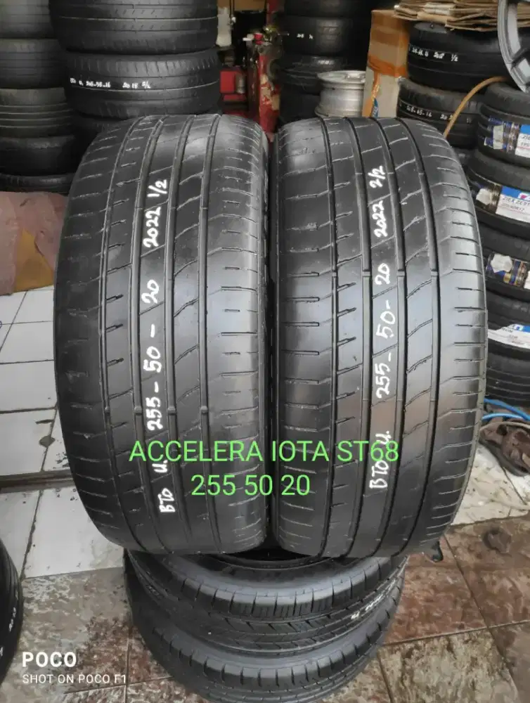 FS. : 2 pcs ban second ACCELERA IOTA ST68 255_50_20 (2022)
