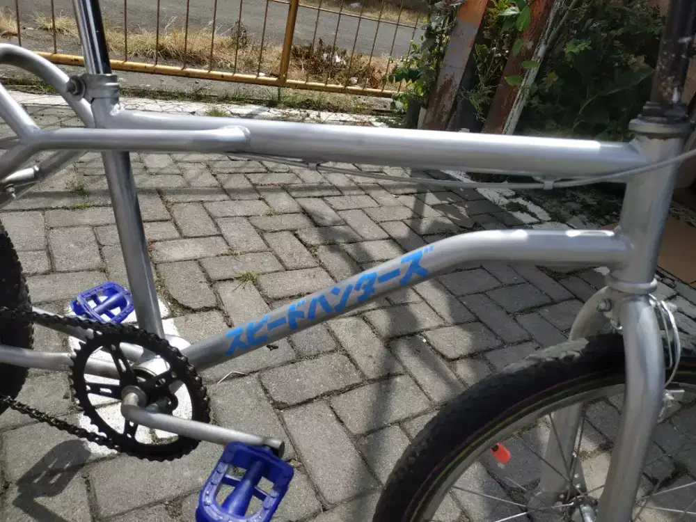 Sepeda BMX rangka krom ring 20 model jadoel antik langka full servis