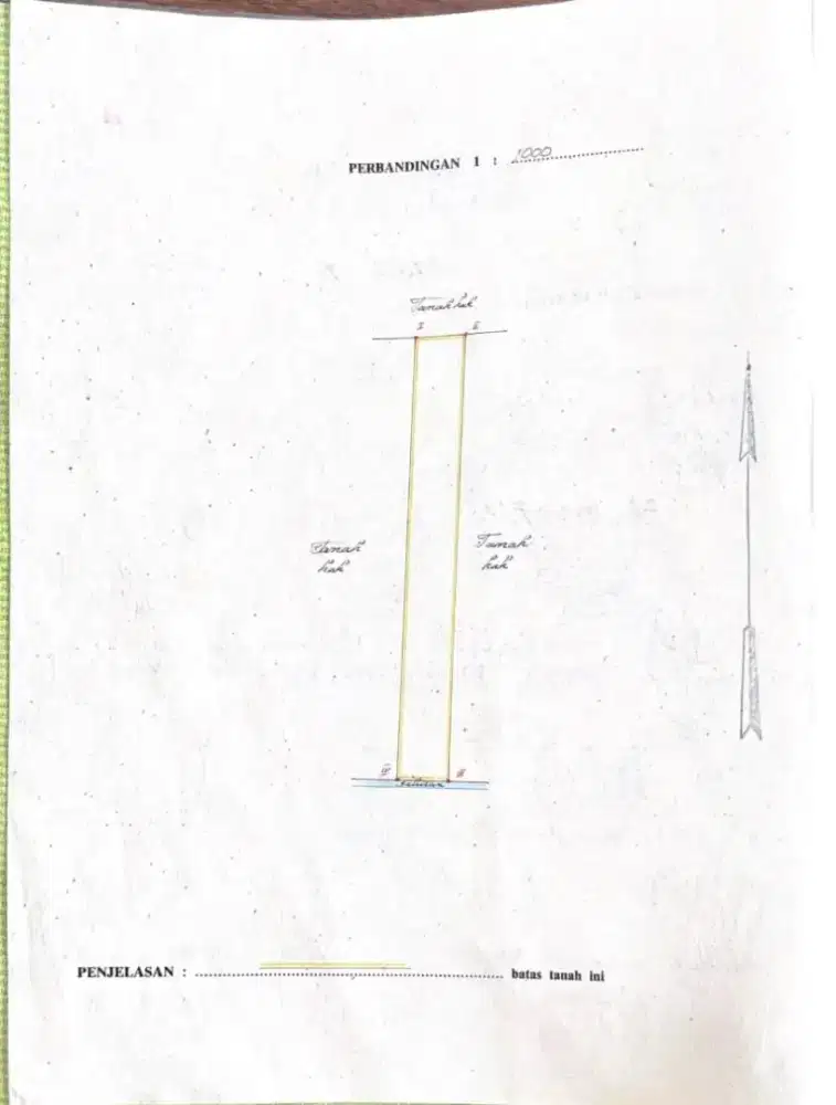 Dijual Tanah Madiun 1575m² — 300 juta NEGO
