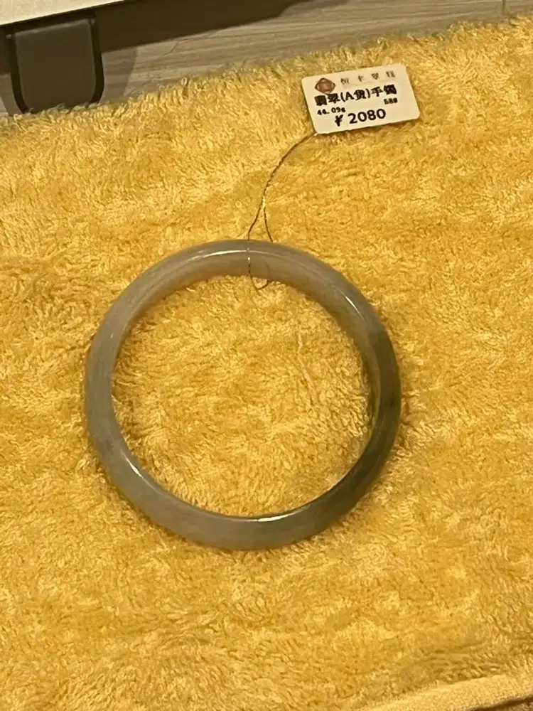 Gelang giok hijau asli china