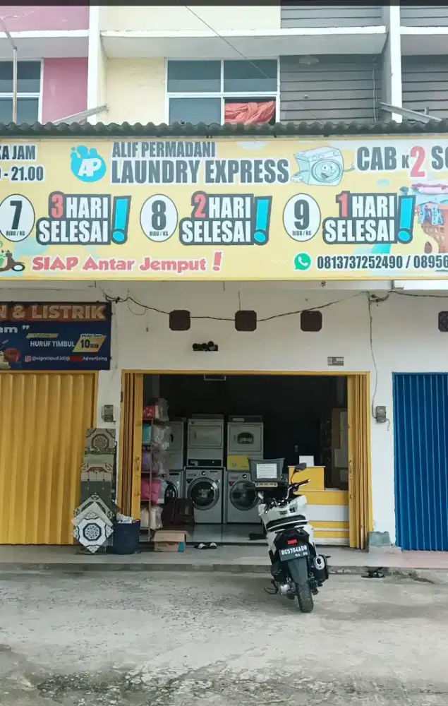 Loker laundry strika packing