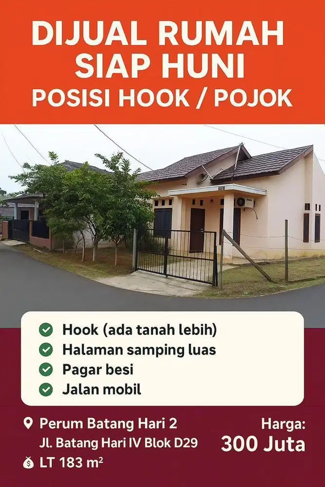 Rumah murah Lokasi Premium