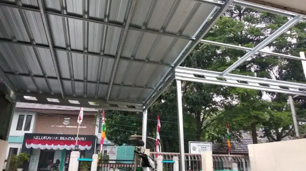 Canopi minimalis baja ringan