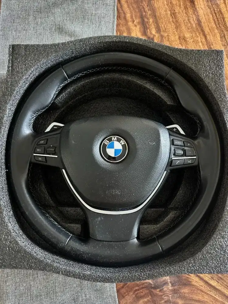 BMW F10 F12 Seri 5 6 7 Steering Wheel Stir Paddle Shifter Airbag
