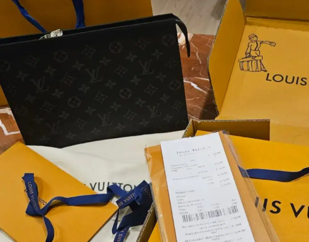 Jual clutch LV like new lengkap