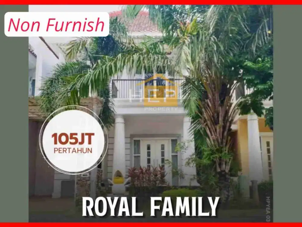 Rumah 2Lt di Royal Family Marina Dekat Bandara Non Furnish