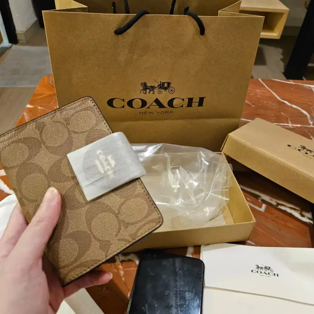 Jual dompet coach baru