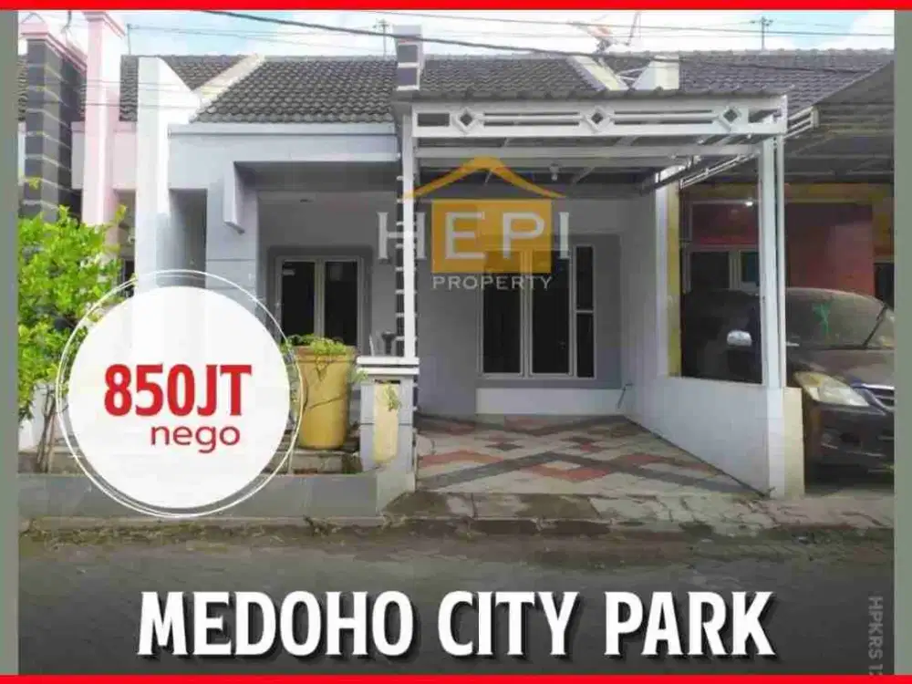 Rumah di cluster City Park Medoho Dekat Kota Siap Pakai