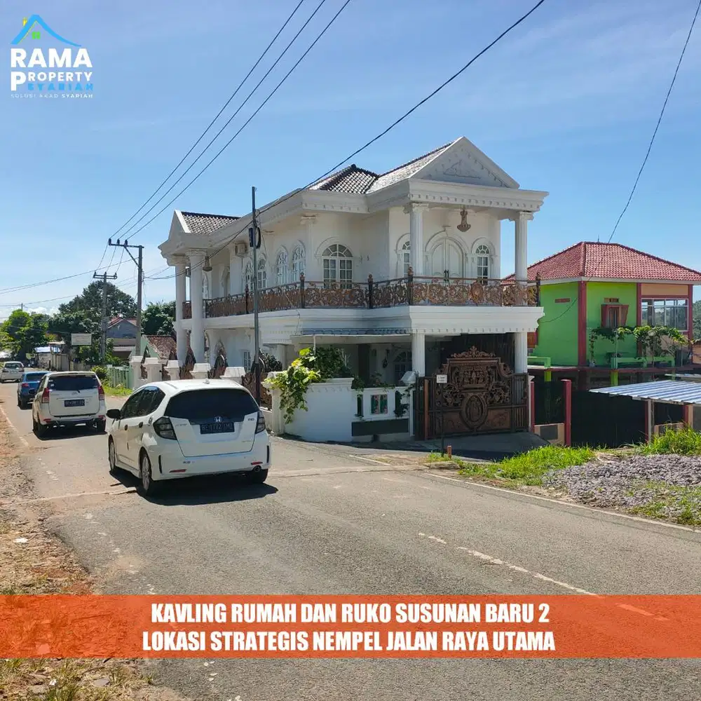 KAVLING PINGGIR JALAN SUSUNAN BARU DI TENGAH PEMUKIMAN PENDUDUK