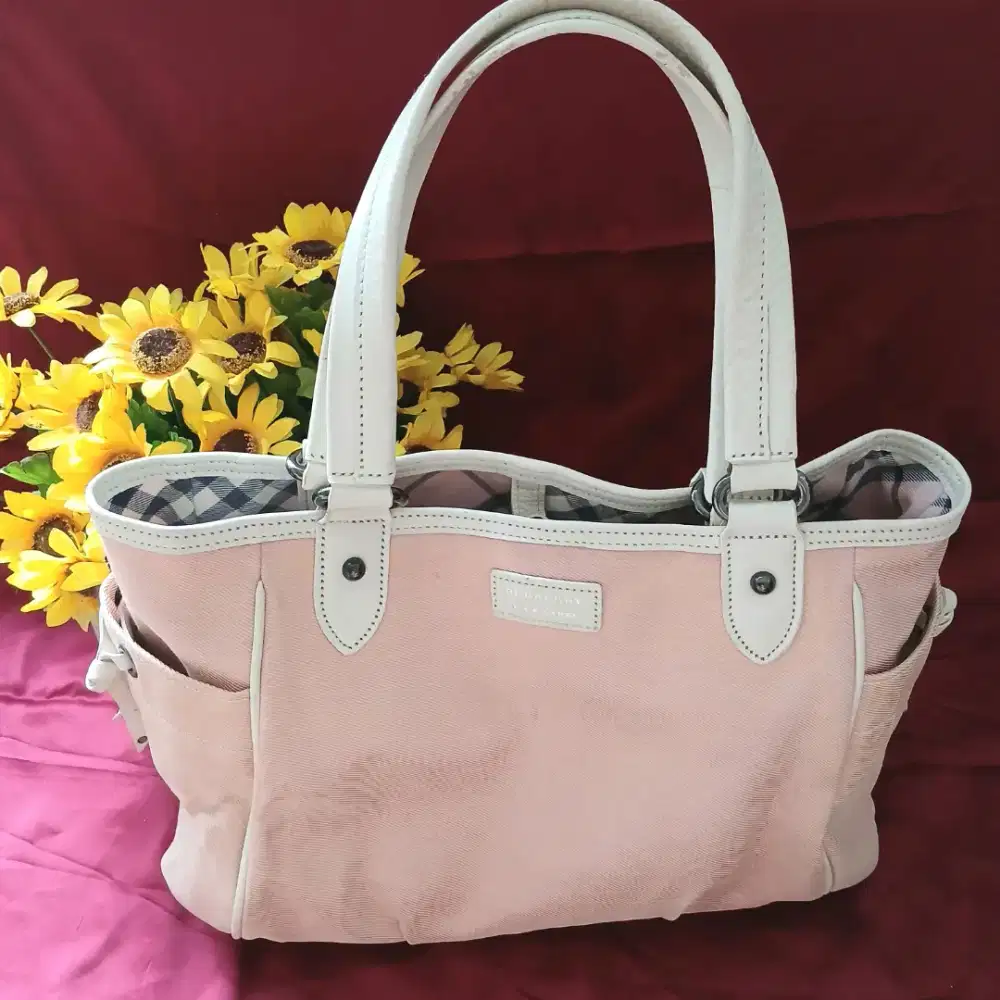 Tas fashion Tote bag Burberry Blue Label, ori, preloved