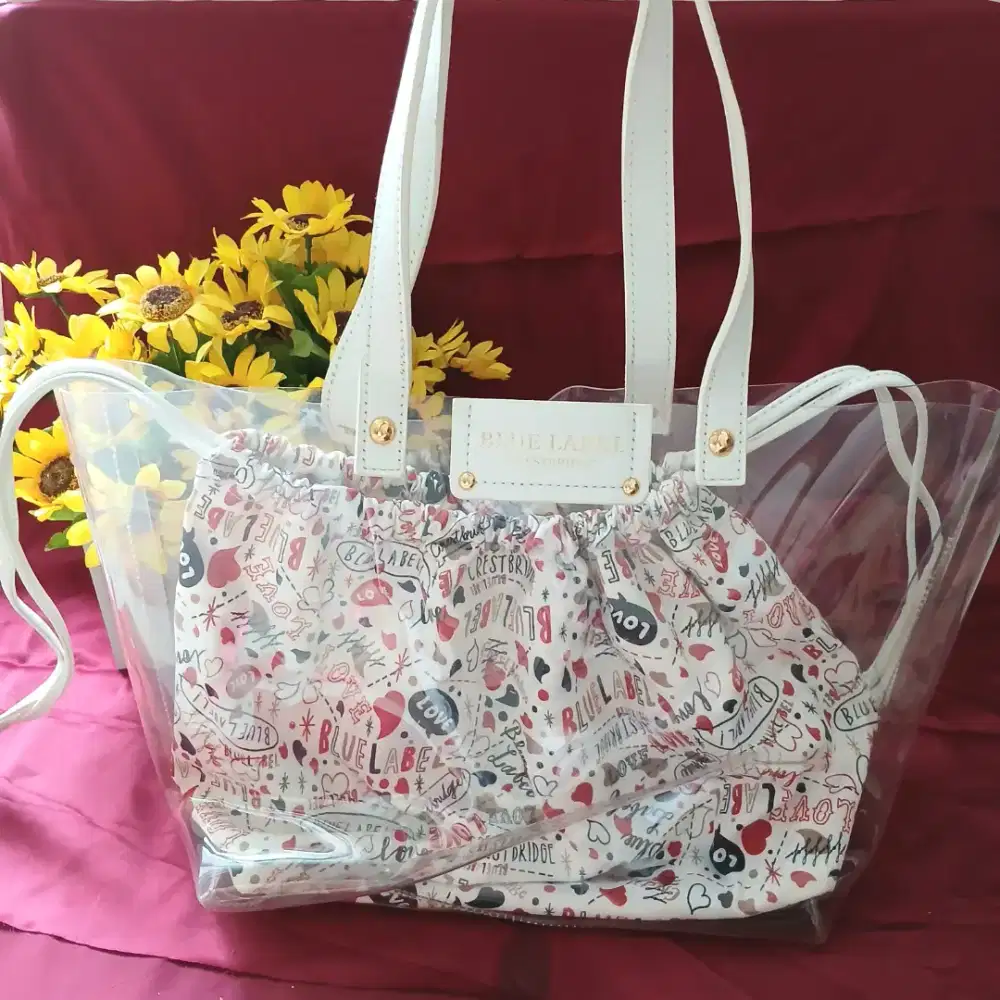 Tas fashion Tote bag Blue Label Crestbridge, ori, preloved