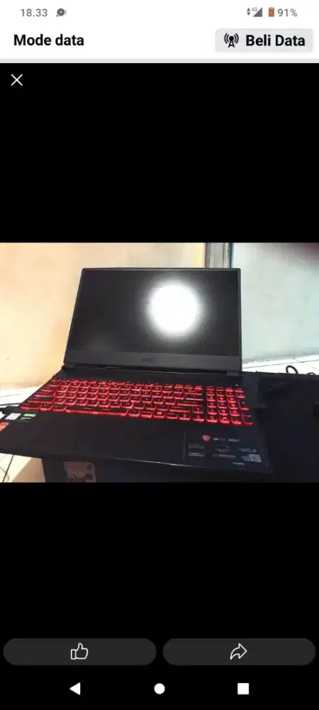 MSI GL65 9SC GTX 1650