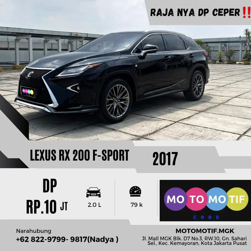 [ DP 17 ] Lexus RX200t F-Sport 2017