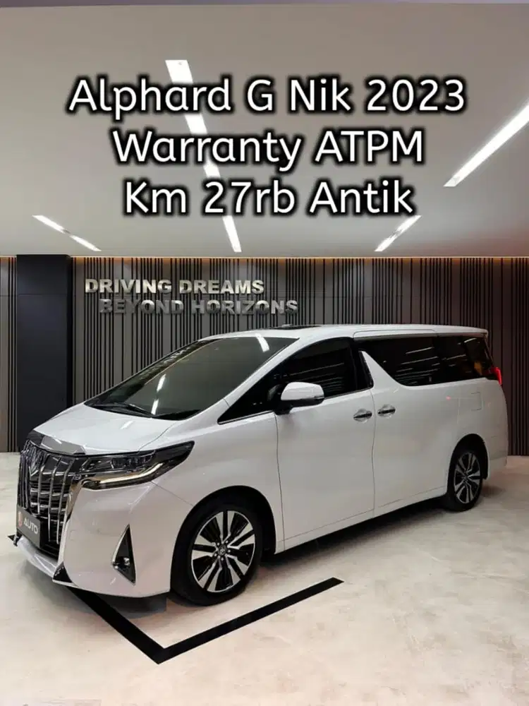 Toyota Alphard 2.5 G TSS ATPM 2023 Putih