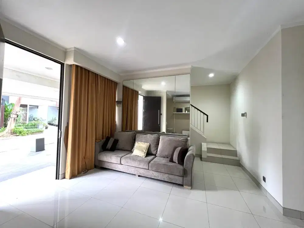 Kebayoran Harmony Rumah Homie Siap Huni Furnished Renov Ada Balkon Atas Emerald Aluvia