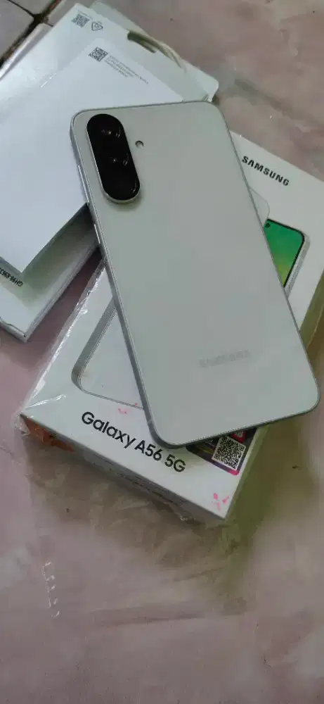 Ss galaxy A56 5G NFC grey ram 8+8/256gb fulset ORI mulus terawat aman