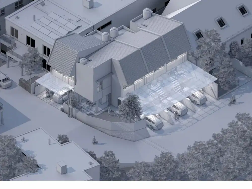 Hunian 2 Lantai Kota Bandung dengan Privasi Tinggi