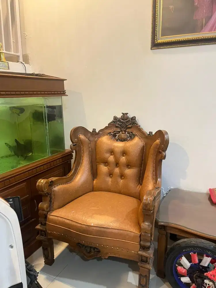 Kursi tamu kayu jati jepara asli