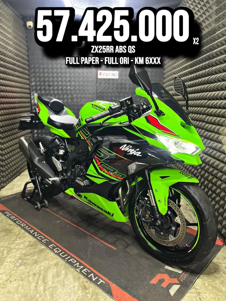 ZX25RR OR ZX 25 RR ABS QS 2023 FULL ORIGINAL LOW KM 6XXX RAWATAN SUPER