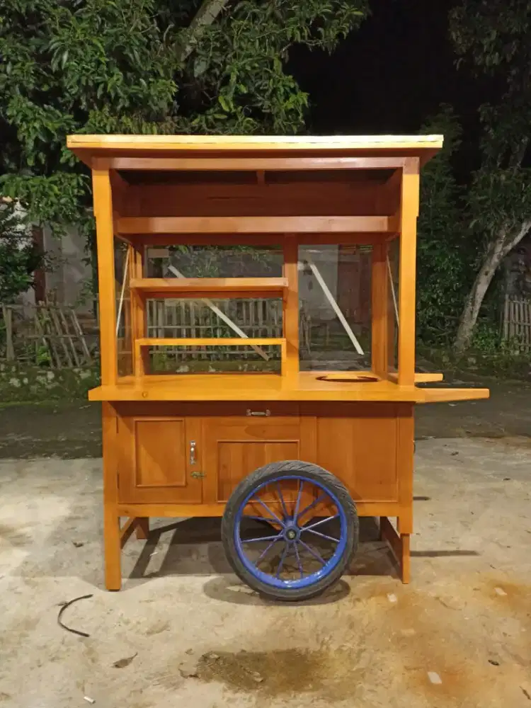 Gerobak Angkringan Bakso Mie Ayam PeceL Bubur Sate Martabak Ronde dlL