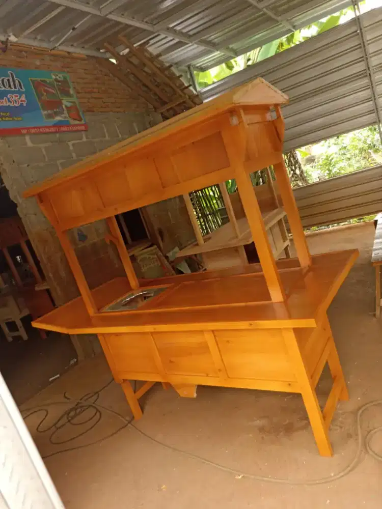 Gerobak Angkringan Bakso Mie Ayam PeceL Bubur Sate Martabak Ronde dlL