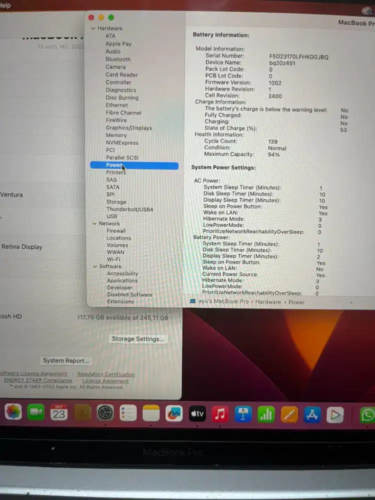 Macbook pro m2 ibox mulus no minus