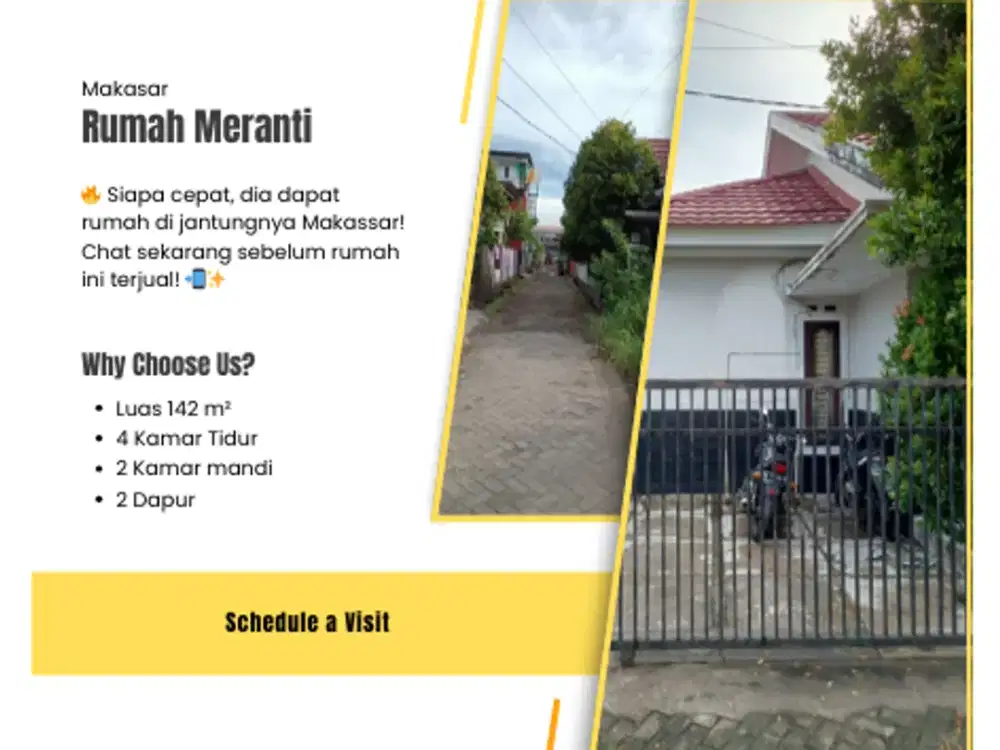 4 KT TIDUR & 2 KAMAR MANDI! RUMAH TERBAIK MERANTI SIAP HUNI (1.2 M)