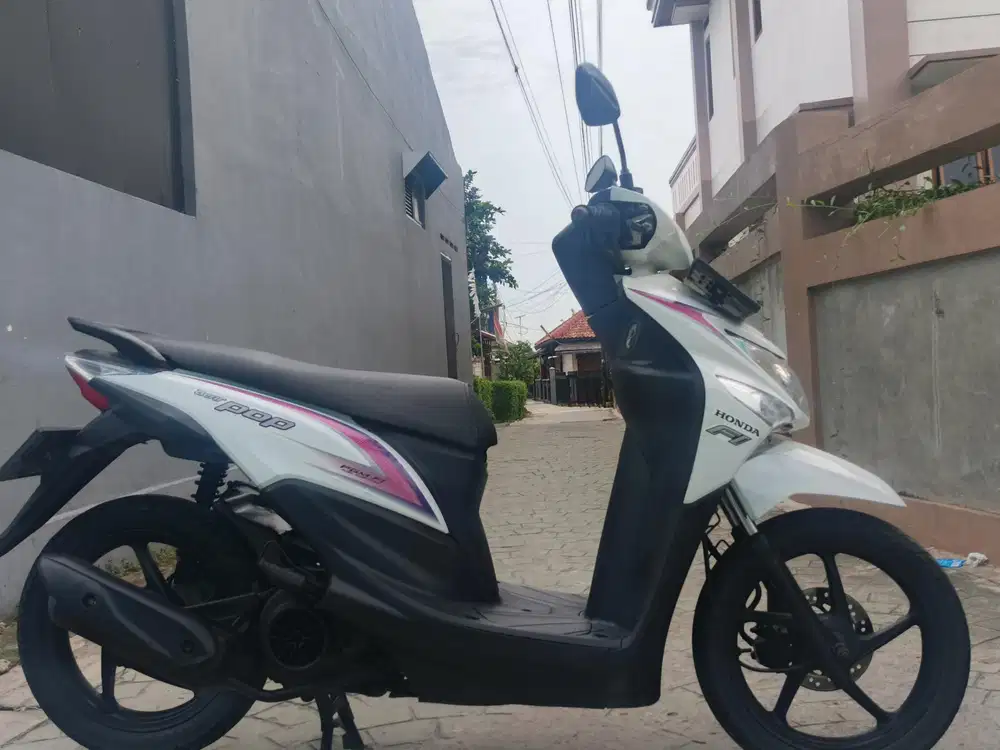 Honda beat pop esp fi 2016 stater halus mulus terawat