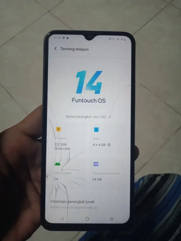 Vivo y22 ram 4/64(ori)
