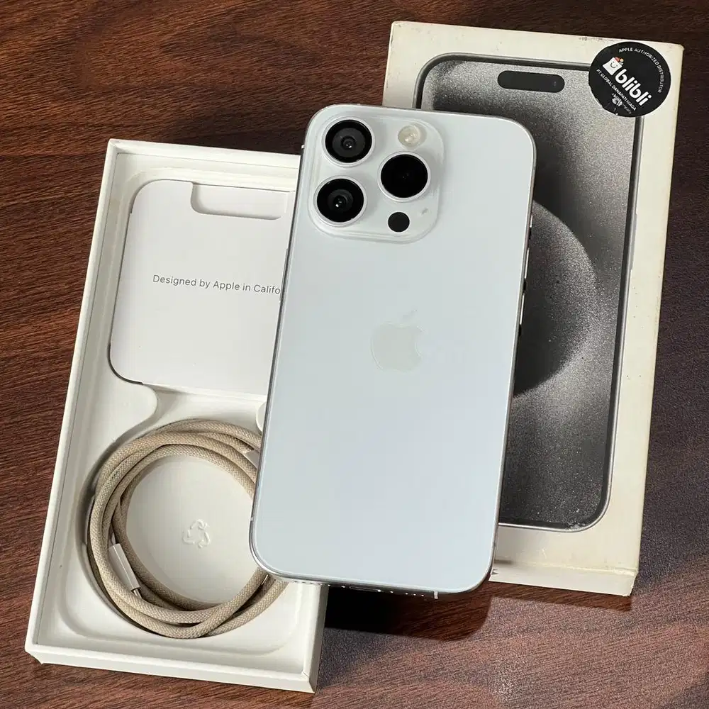 iPhone 15 Pro 128GB resmi GDN Mulus Normal Fullset