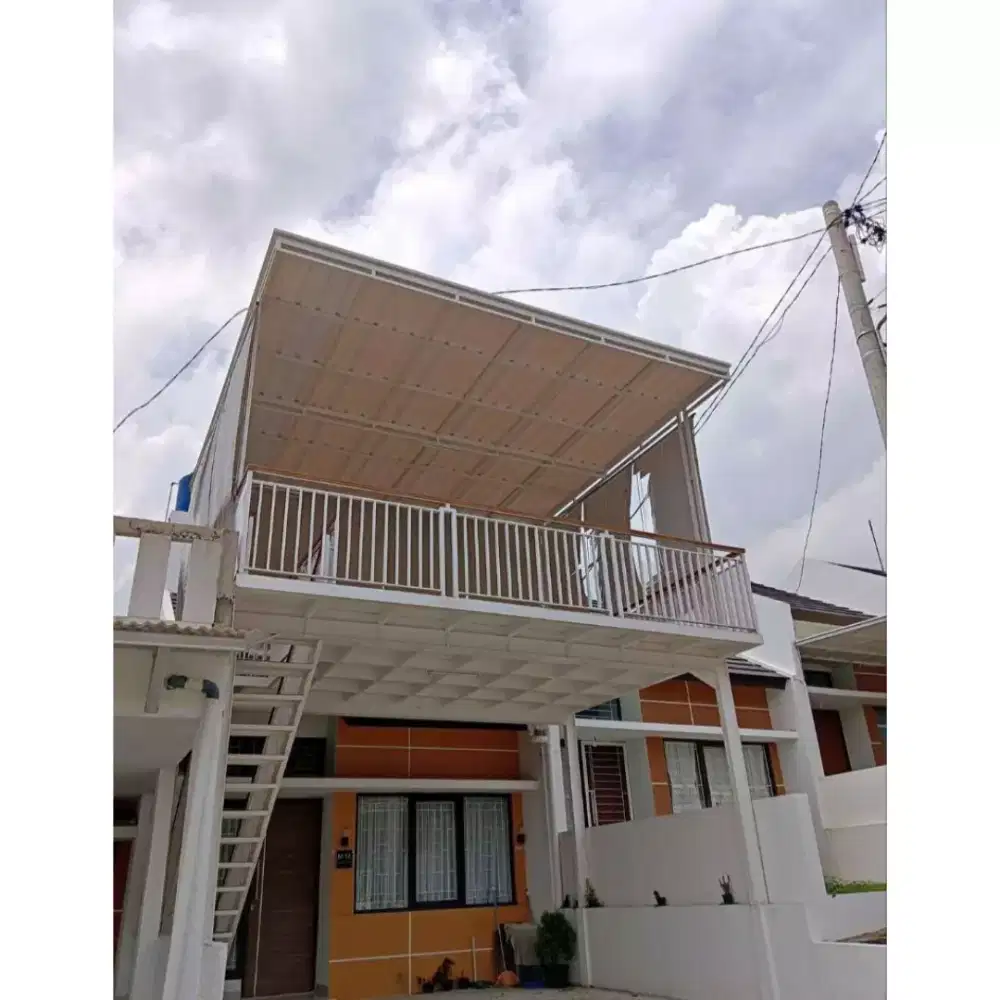 Jasa Pasang Kanopi Alderon + cat  uPVC Premium, Ringan, dan Kokoh.