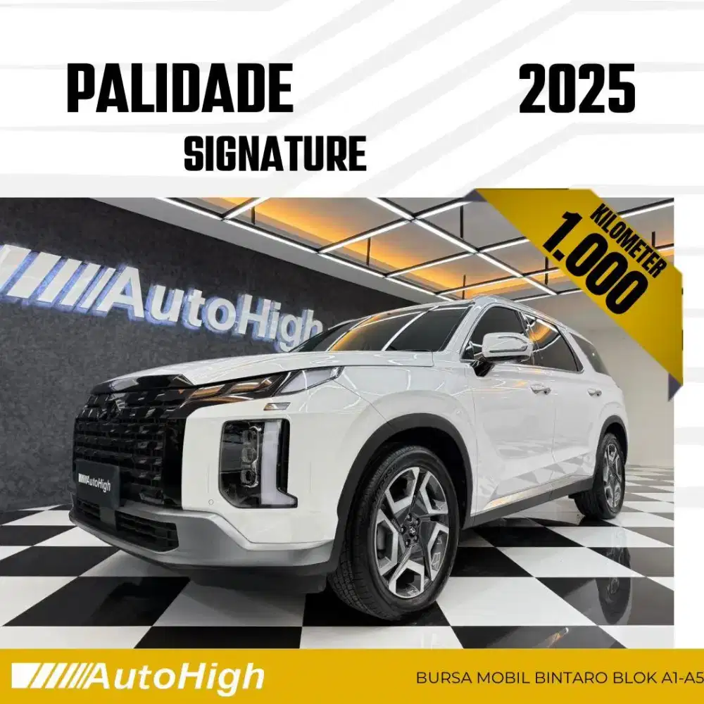 DP10% [Km1.000] Palisade Signature 2025 White / XRT Reg 2024 #AUTOHIGH