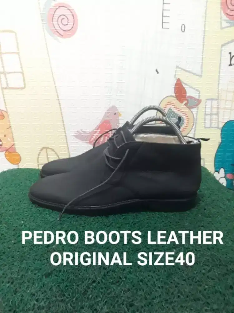 PEDRO HIGH LEATHER ORIGINAL SIZE40 kndisi ok siap pakai asli bukan kw