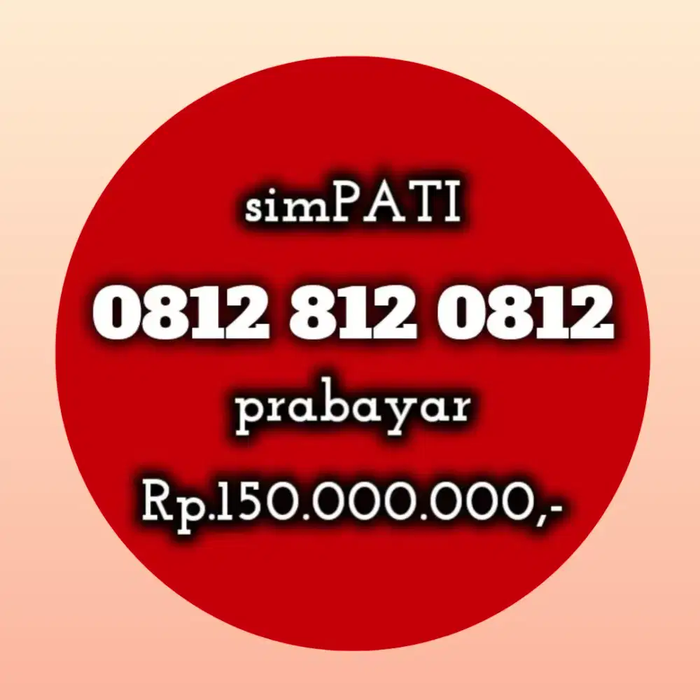 NOMOR CANTIK SIMPATI OPERATOR